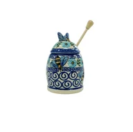 Pojemniki kuchenne - Ceramiczny pojemnik na miód Ceramika Bolesławiec - miniaturka - grafika 1