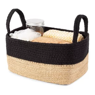 Koszyk z juty i bawełny Compactor Basic, 24x15 cm - Kosze wiklinowe - miniaturka - grafika 1