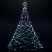 Oświetlenie świąteczne - vidaXL vidaXL Choinka z metalowym słupkiem 1400 zimnych białych LED 5 m 328634 - miniaturka - grafika 1