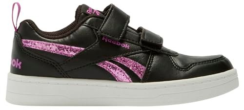 Reebok Royal Prime 2.0 Two Strap sneakersy dziewczęce, Black Purplerave White, 27.5 EU