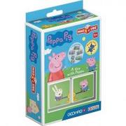 Układanki dla dzieci - Magicube Kostki magnetyczne Świnka Peppa dzień z Peppą - miniaturka - grafika 1