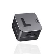 Huby USB - Joyroom Joyroom podstawka wielofunkcyjny HUB USB Typ C - USB 3.0 / RJ45 / HDMI / USB Typ C / Thunderbolt do MacBook Pro szary (S-H121 Gray) - miniaturka - grafika 1