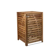 Kosze na śmieci - Osłona śmietnikowa Malmo 127x80x83 cm drewniana brąz Werth-Holz - miniaturka - grafika 1