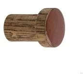 Wieszaki i stojaki - Wieszak ścienny Simple Drewniany Emaliowany Jasny Brązowy - Olej Przyciemniający - miniaturka - grafika 1