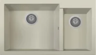 Zlewozmywaki - Zlew PLADOS ONE 8620 SAHARA (szampan 55) (ON862055) - miniaturka - grafika 1