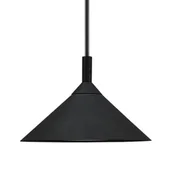 Lampy sufitowe - Zwieszana lampa sypialniana no.Ai 5166 Shilo metalowa czarna - miniaturka - grafika 1