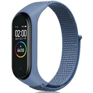 Pasek BELINE NylonLoop Mi Band 7/6/5/4/3 Niebieski - Akcesoria do smartwatchy - miniaturka - grafika 2