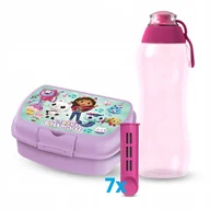 Butelki filtrujące - Butelka Filtrująca Dafi SOFT 0,3 Flamingowa 7 Wkładów i Lunchbox GABI - miniaturka - grafika 1