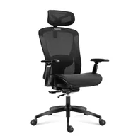 Fotele gamingowe - Huzaro Combat 7.3 Black Mesh - miniaturka - grafika 1