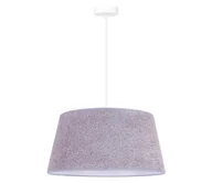 Lampy sufitowe - Duolla - Żyrandol na lince BOUCLE 1xE27/15W/230V śr. 50 cm szary - miniaturka - grafika 1