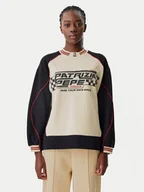 Bluzy damskie - Patrizia Pepe Bluza 8M1672/J079-YA29 Beżowy Regular Fit - miniaturka - grafika 1