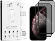 Szkła hartowane na telefon - movear Szkło Hartowane privacy iPhone Xs Max MOVEARanti spy na Cały Ekran AIXSMGMP03CBK - miniaturka - grafika 1