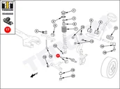 Wahacze - Silentblok wahacza TEDGUM 00466668 545012F500 - miniaturka - grafika 1