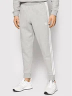 Spodnie sportowe męskie - adidas Spodnie dresowe Classics GN3530 Szary Fitted Fit - miniaturka - grafika 1