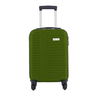Walizki - Walizka podróżna w poziome paski 18" - zielony Semi Line - miniaturka - grafika 1