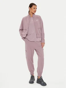 EA7 Emporio Armani Dres 6DTV58 TJVHZ 1341 Różowy Regular Fit - Dresy damskie - miniaturka - grafika 1