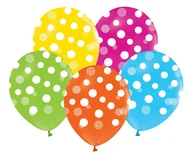 Balony i akcesoria - Balony Groszki 5szt - Godan - miniaturka - grafika 1