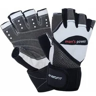 Rękawice do ćwiczeń - Rękawice fitness ENERO FIT MAN'S 1066455 ( XL) Czarno-biały - miniaturka - grafika 1
