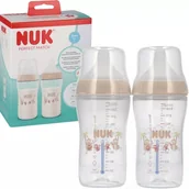 Butelki dla niemowląt - NUK BUTELKA 260ML 2-SET MALPA PM 10225345 1/3 - miniaturka - grafika 1