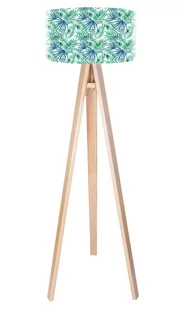 Macodesign Lampa podłogowa Egzotyczne liście tripod-foto-412p, 60 W - Lampy stojące - miniaturka - grafika 1