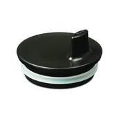 Kubki dla dzieci - Czarne wieczko do kubka Design Letters, ø 7 cm - miniaturka - grafika 1