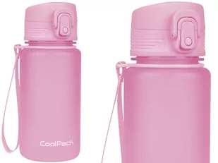 COOLPACK Bidon BRISK MINI 400 ml pastelowy różowy - Shakery i bidony sportowe - miniaturka - grafika 1