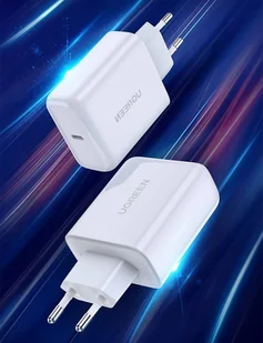 Ugreen szybka ładowarka sieciowa USB Typ C 45 W PD Power Delivery biały (60464) - Ładowarki do telefonów - miniaturka - grafika 3