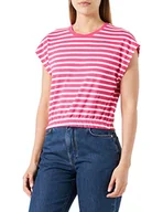 Koszulki i topy damskie - ONLY Kobiety ONLMAY S/S Cropped Box JRS Top, Shocking Pink, XL, Shocking Pink, XL - miniaturka - grafika 1