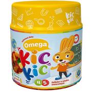 Witaminy i minerały - Omega Kic Kic, 45 żelków o smaku owocowym - miniaturka - grafika 1