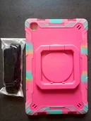 Etui do tabletów - Etui Case do Samsung A7 T500/505/507 Pancerne Różowe - miniaturka - grafika 1