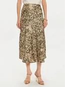 Spódnice - Pepe Jeans Spódnica midi Piety PL901162 Zielony Regular Fit - miniaturka - grafika 1