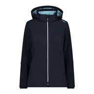 Kurtki damskie - CMP damska kurtka Softshell z odpinanym kapturem, B.Blue-Anice, 44 - miniaturka - grafika 1