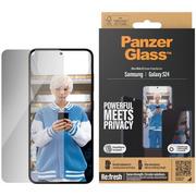 Szkła hartowane na telefon - Szkło hartowane PANZERGLASS Ultra-Wide Fit Privacy Easy Aligner Included do Samsung Galaxy S24 - miniaturka - grafika 1