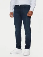 Spodnie męskie - Tommy Hilfiger Jeansy Bleecker MW0MW39042 Niebieski Slim Fit - miniaturka - grafika 1