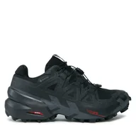 Buty sportowe damskie - Buty do biegania Salomon Speedcross 6 GORE-TEX L41743400 Czarny - miniaturka - grafika 1
