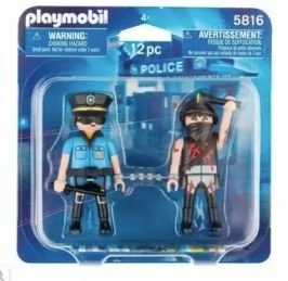 Playmobil 5816 DuoPack Policjant i złodziej - Figurki dla dzieci - miniaturka - grafika 1