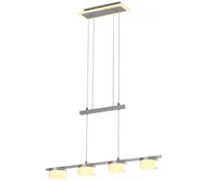 Lampy sufitowe - Wofi 7054-503 - LED Żyrandol ściemnialny na lince JESSE LED/21W/230V matowy chrom - miniaturka - grafika 1