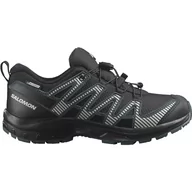 Buty dla chłopców - Salomon XA PRO V8 CLIMASALOMON wodoodporne buty turystyczne, czarne/Phantom/Dark Slate, 37, Black Phantom Dark Slate, 4.5 UK - miniaturka - grafika 1