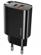 Ładowarki do telefonów - P4Y Ładowarka sieciowa US-CC121 USB-C 20W czarny - miniaturka - grafika 1