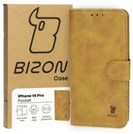 Etui i futerały do telefonów - Bizon Etui Case Pocket do Apple iPhone 14 Pro, brązowe - miniaturka - grafika 1