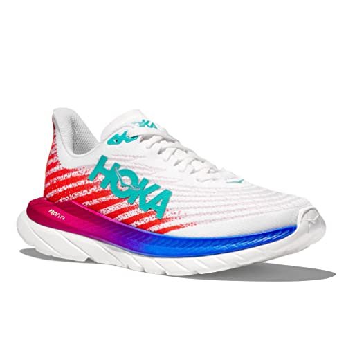 HOKA ONE ONE W Mach 5, Trampki damskie, White/Flame, 36 2/3 EU, Biały płomień, 36.50 EU