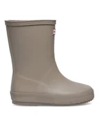 Buty dla chłopców - Hunter Kalosze HFC-03 Beżowy - miniaturka - grafika 1