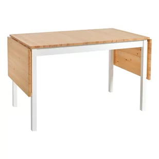 Rozkładany stół sosnowy z białą konstrukcją Bonami Essentials Brisbane, 120(200)x70 cm - Stoły - miniaturka - grafika 1