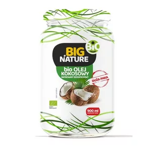 Olej Kokosowy Rafinowany Bio 900 ml - Big Nature - Zdrowa żywność - miniaturka - grafika 1