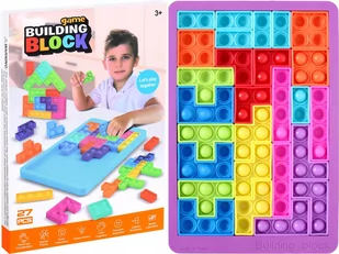 Układanka Klocki TETRIS POP IT Puzzle Bąbelki - Układanki dla dzieci - miniaturka - grafika 1