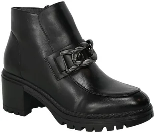 Botki Vinceza 58132BK PU Czarny PU - VINCEZA - Botki damskie - miniaturka - grafika 1