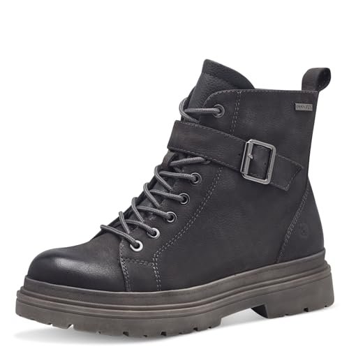 Tamaris Comfort damskie buty z podszewką Tex i Extra Grip, modne kozaki, antracytowe, 36 EU, antracytowy, 36 EU
