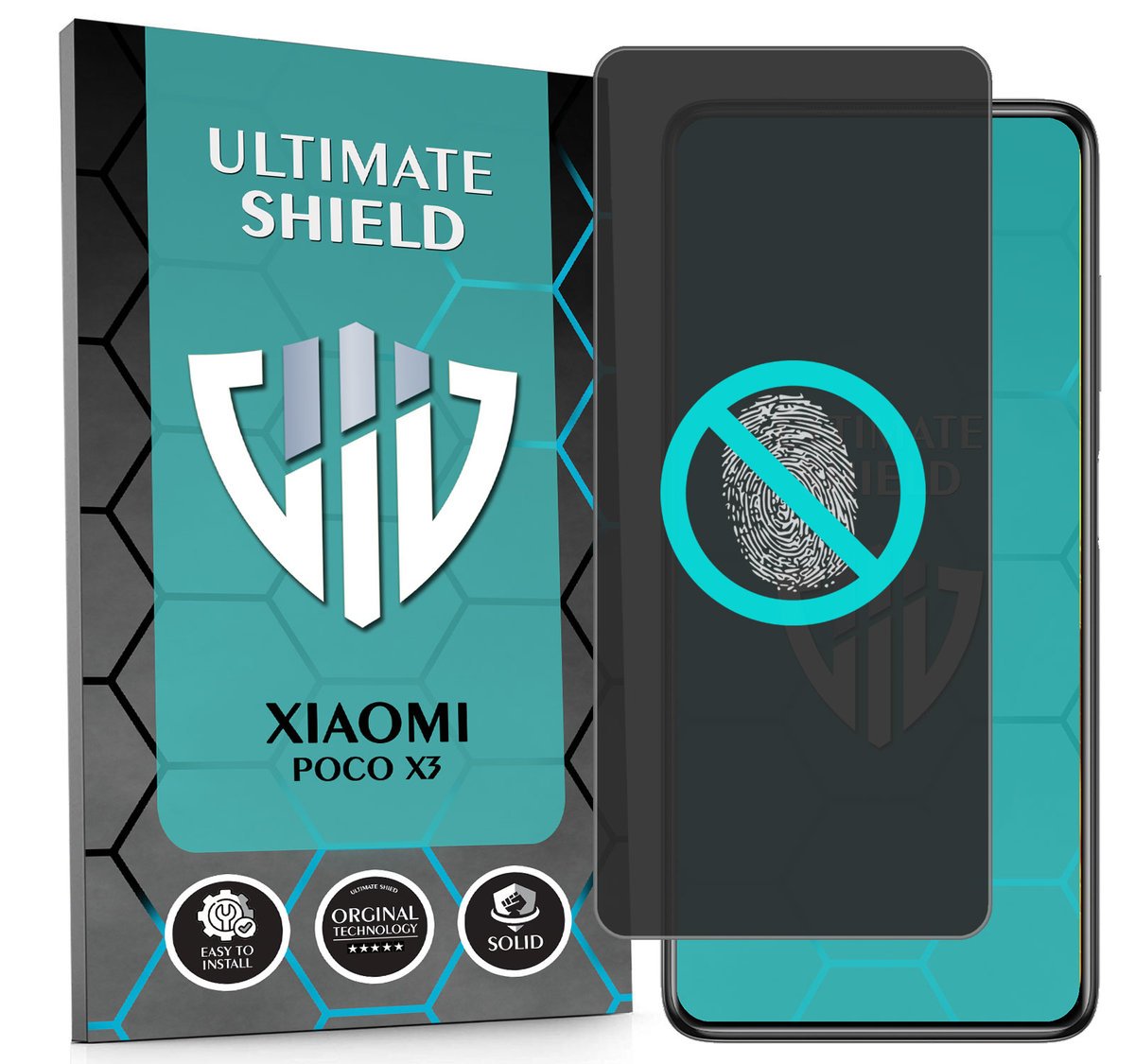 NAJLEPSZE SZKŁO 5D PEŁNE DO XIAOMI POCO X3 SZKIEŁKO NIETŁUKĄCE ORYGINAŁ