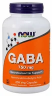 Aminokwasy - GABA 750 mg (200 kaps.) - miniaturka - grafika 1