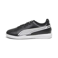 Piłka nożna - PUMA Unisex King Match It Jr buty piłkarskie dla dzieci, Puma Black PUMA White Cool Dark Grey, 34.5 EU - miniaturka - grafika 1